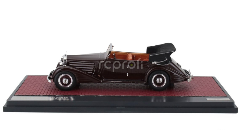 Matrix scale models Maybach Zeppelin Ds8 Cabriolet Open 1934 1:43 Brown