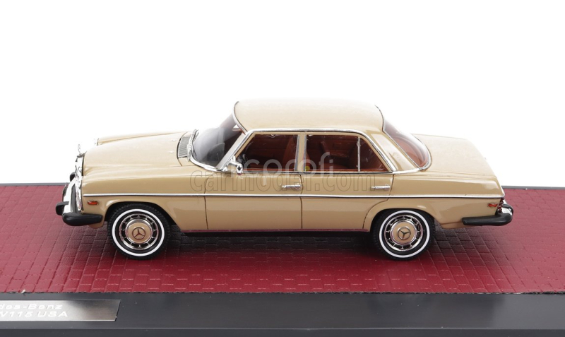 Matrix scale models Mercedes benz 300d (w115) Usa Version 1976 1:43 Beige