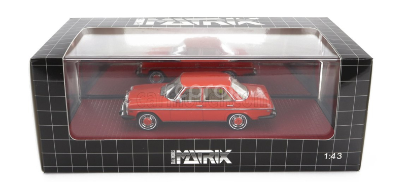 Matrix scale models Mercedes benz 300d (w115) Usa Version 1976 1:43 Red