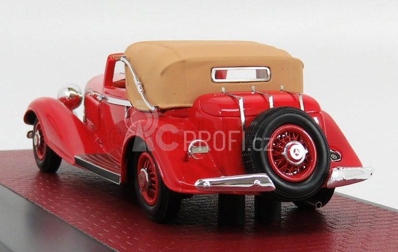 Matrix scale models Mercedes benz 500k 1:43, červená