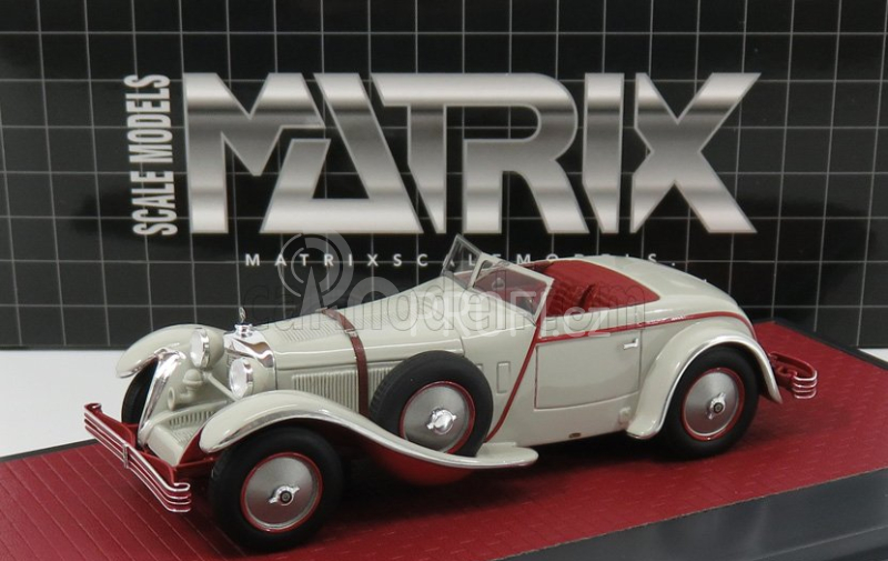 Matrix scale models Mercedes benz 680s Spider Sn35949 1:43, šedá