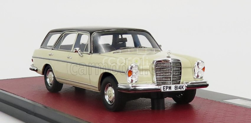 Matrix scale models Mercedes benz S-class 280se Crayford Estate Station Wagon (w108) 1970 1:43 Bílá