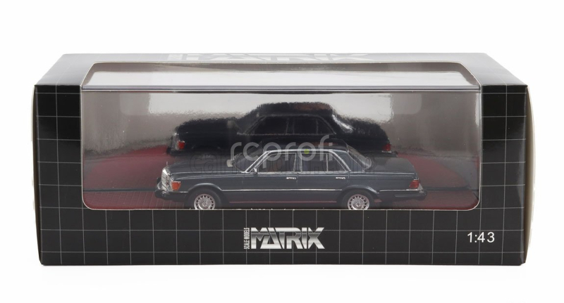 Matrix scale models Mercedes benz S-class 300sd Turbodiesel (w116) Usa Version 1977 1:43 Blue Met