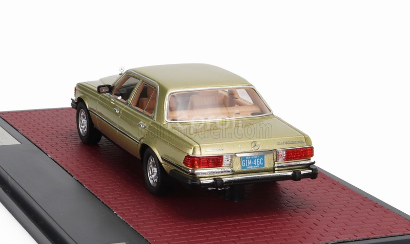 Matrix scale models Mercedes benz S-class 300sd Turbodiesel (w116) Usa Version 1977 1:43 Gold Met