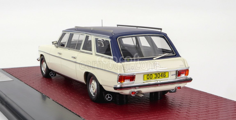 Matrix scale models Mercedes benz V114 Lwb Crayford Estate 1971 1:43 Bílá