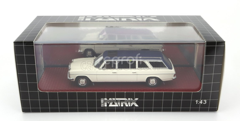 Matrix scale models Mercedes benz V114 Lwb Crayford Estate 1971 1:43 Bílá