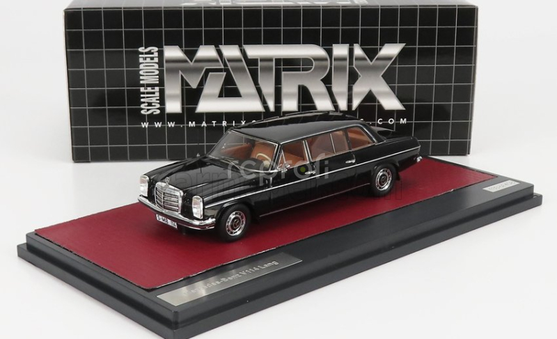Matrix scale models Mercedes benz V114 Pollmann 1969 1:43 Black