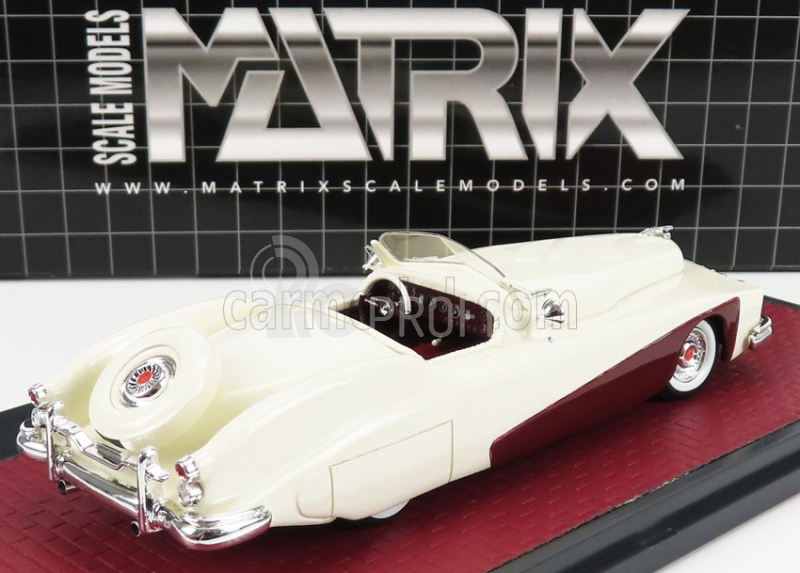 Matrix scale models Mercury Templeton Saturn Bob Hope Special 1948 1:43 Bílá Červená