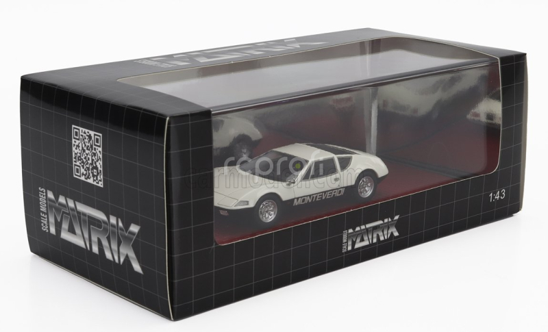 Matrix scale models Monteverdi Hai 450 Gts 1973 1:43 Bílá Černá