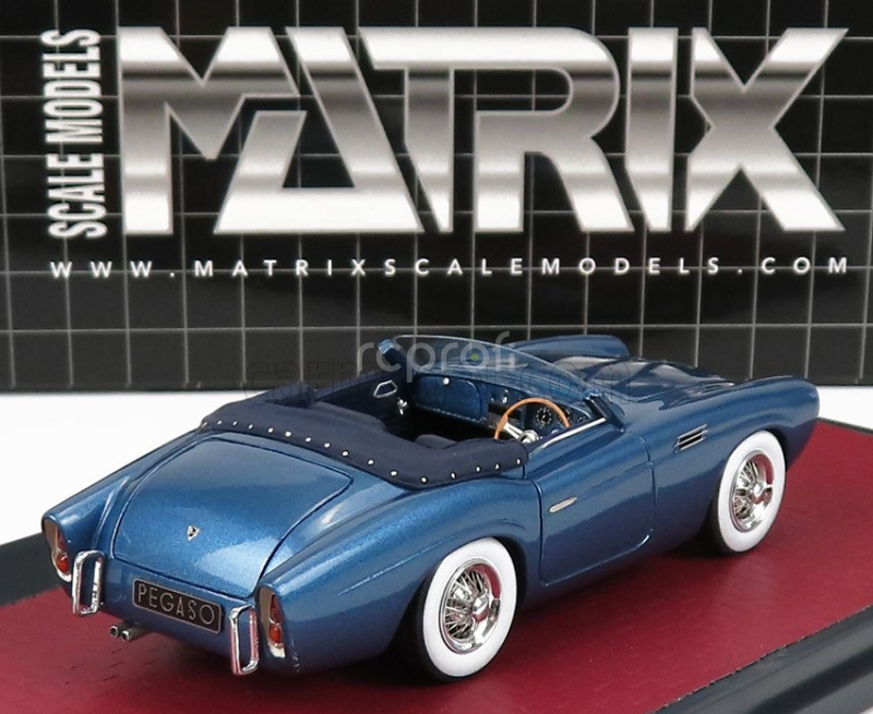 Matrix scale models Pegaso Z-102 2-series Saoutchik Cabriolet Open 1954 1:43 Světle Modrá