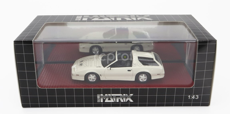 Matrix scale models Pontiac Firebird Trans Am Type K Kammback Concept Prototype 1985 1:43 Bílá