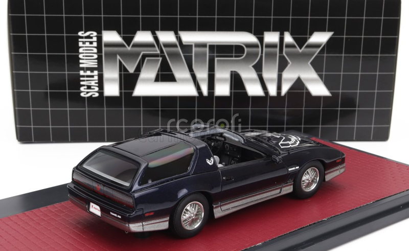 Matrix scale models Pontiac Firebird Trans Am Type K Kammback Concept Prototype 1985 1:43 Modrá Stříbrná