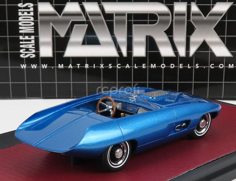 Matrix scale models Pontiac Vivant 77 Adams Spider 1965 1:43 Blue Met