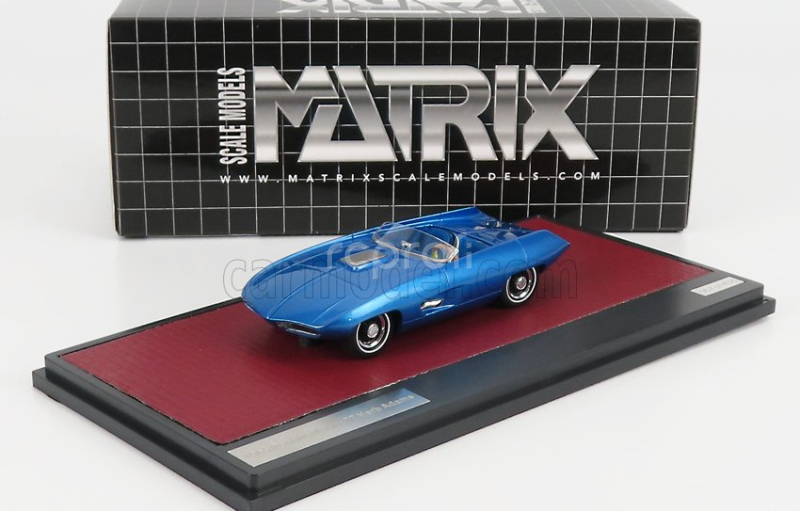 Matrix scale models Pontiac Vivant 77 Adams Spider 1965 1:43 Blue Met