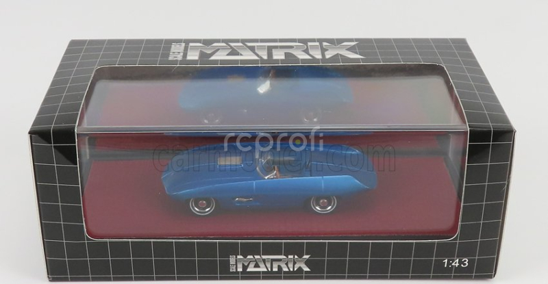 Matrix scale models Pontiac Vivant 77 Adams Spider 1965 1:43 Blue Met