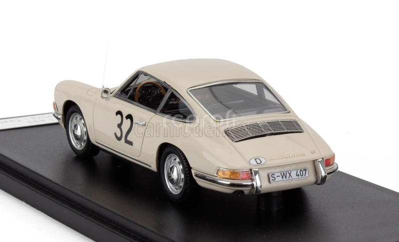 Matrix scale models Porsche 911s Coupe N 32 Test 24h Le Mans 1966 1:43 Bílá