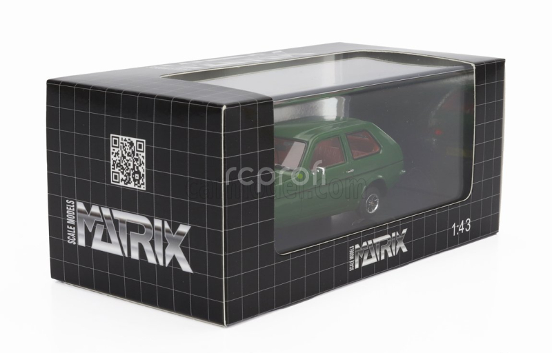 Matrix scale models Reliant Robin Saloon 1973 1:43 Zelená