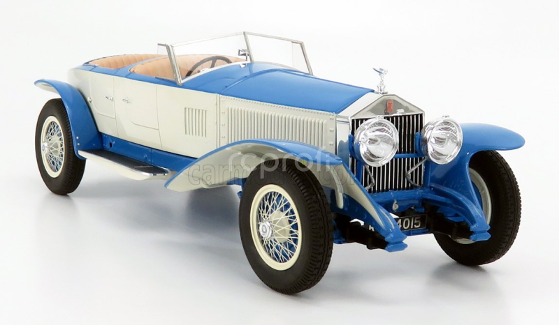 Matrix scale models Rolls royce Phantom Experimental Vehicle Ch.10ex By Barker Cabriolet 1926 1:18 Světle Modrá Bílá