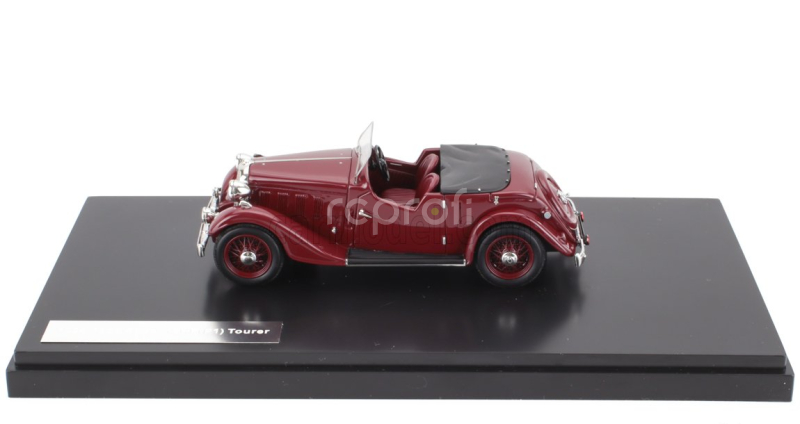 Matrix scale models Rover 12hp (p1) Tourer Cabriolet Open 1934 1:43 Bordeaux