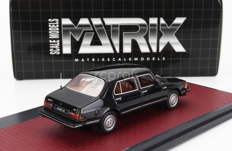 Matrix scale models Saab 900 Cd Turbo 1986 1:43 Black