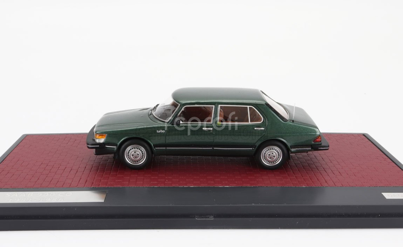 Matrix scale models Saab 900 Cd Turbo 1986 1:43 Green Met