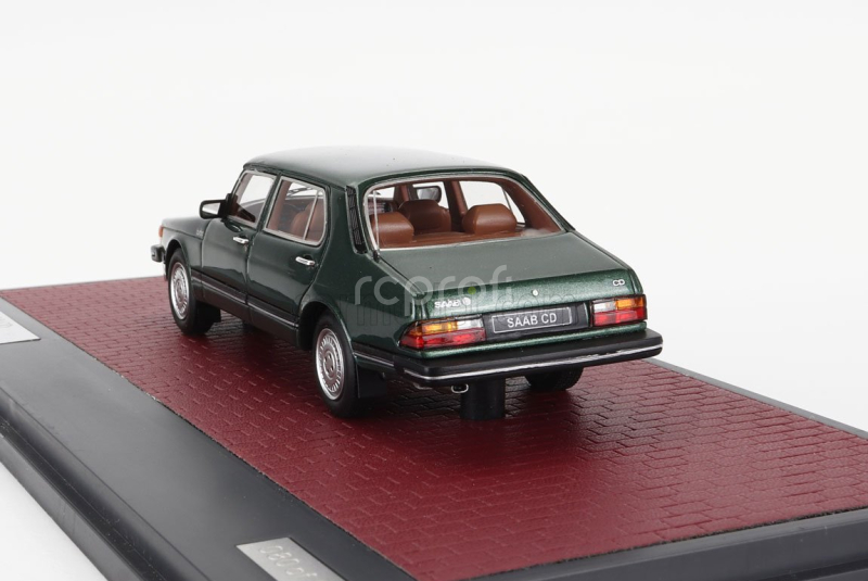 Matrix scale models Saab 900 Cd Turbo 1986 1:43 Green Met
