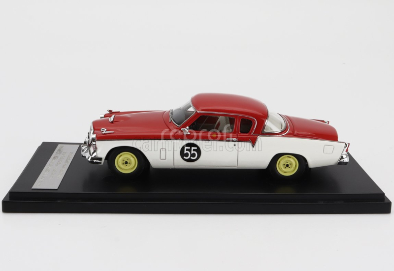 Matrix scale models Studebaker Power Hawk N 55 Rally Tulip 1956 1:43 Červená Bílá