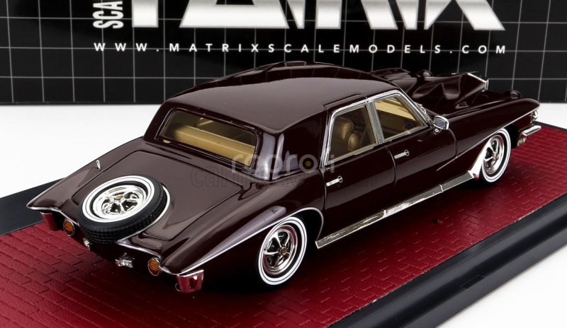 Matrix scale models Stutz Duplex Sedan 1971 1:43 Brown