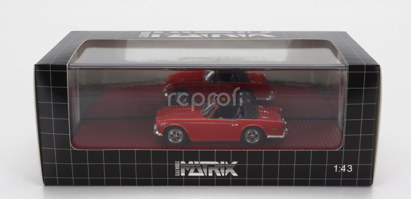 Matrix scale models Triumph Tr5 Cabriolet Open 1967 1:43 Red