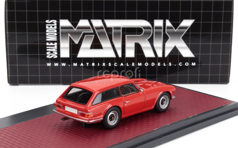 Matrix scale models Triumph Tr6 Shooting Brake Sw Station Wagon 1974 1:43 Red