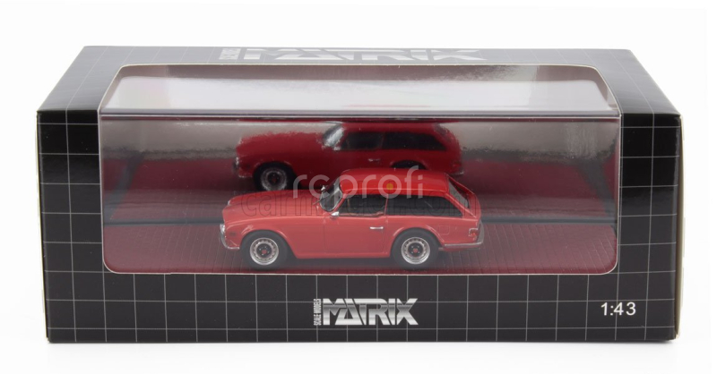 Matrix scale models Triumph Tr6 Shooting Brake Sw Station Wagon 1974 1:43 Red