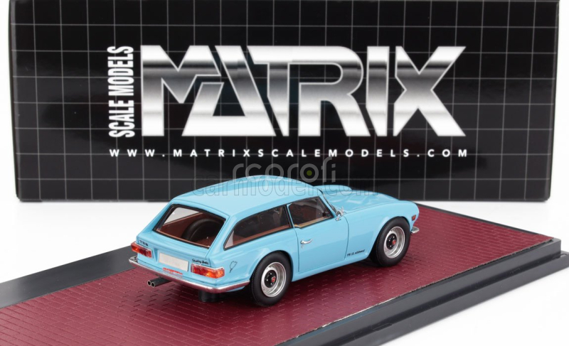 Matrix scale models Triumph Tr6 Shooting Brake Sw Station Wagon 1974 1:43 Světle Modrá