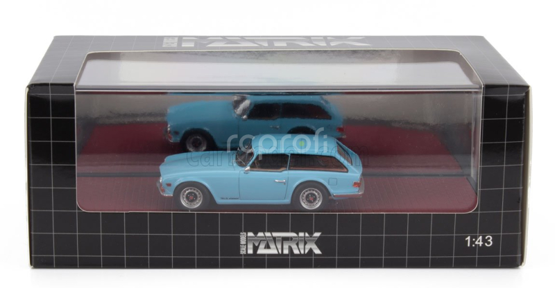 Matrix scale models Triumph Tr6 Shooting Brake Sw Station Wagon 1974 1:43 Světle Modrá