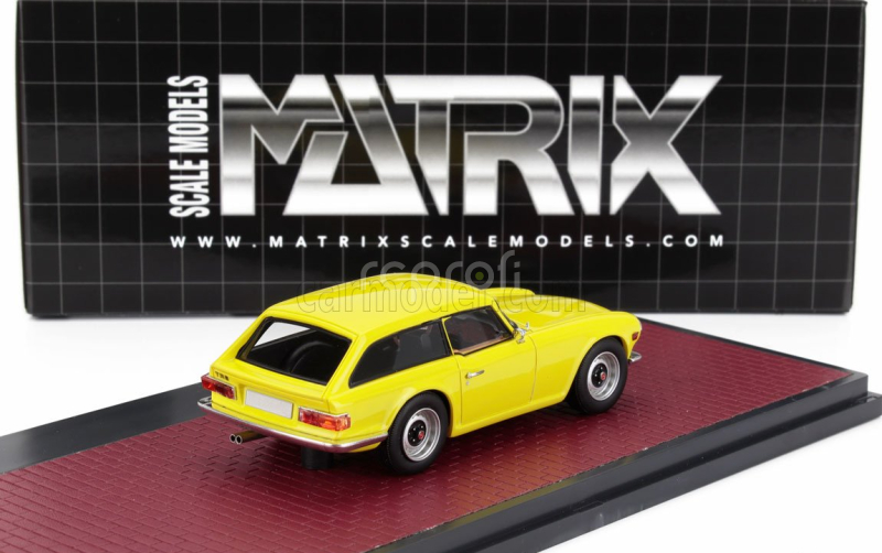Matrix scale models Triumph Tr6 Shooting Brake Sw Station Wagon 1974 1:43 Žlutá