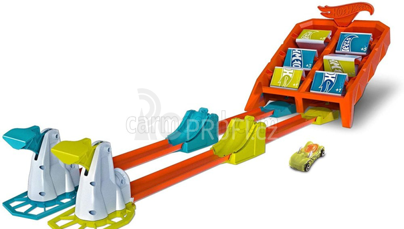 Mattel hot wheels Accessories Launch Across Challenge With Car 1:64 Různé