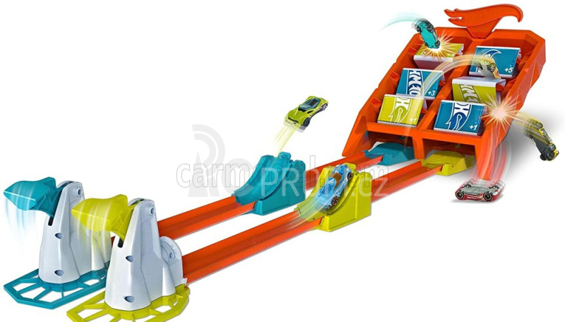 Mattel hot wheels Accessories Launch Across Challenge With Car 1:64 Různé