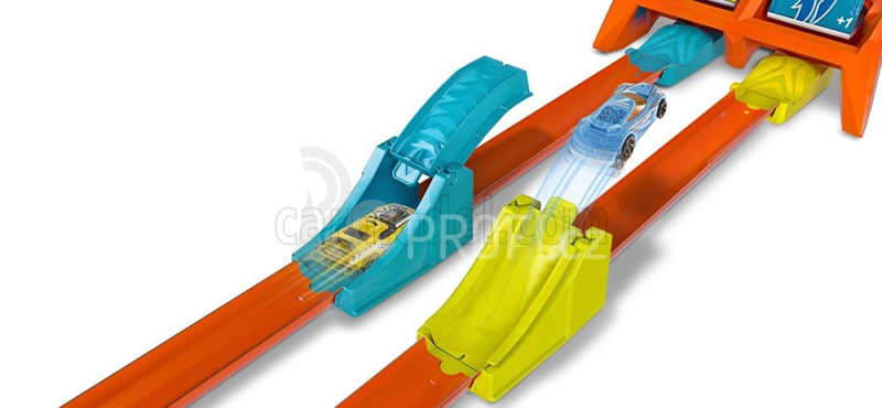 Mattel hot wheels Accessories Launch Across Challenge With Car 1:64 Různé