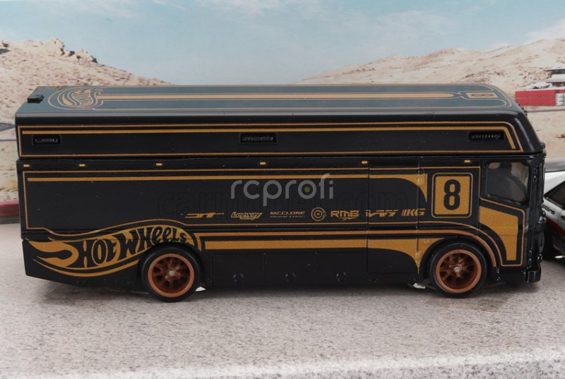 Mattel hot wheels Audi Set 4x Euro Hauler Car Transporter - Quattro Sport N 3 - Lamborghini Essenza - Sauber Mercedes N 61 24h Le Mans 1:64 Různé