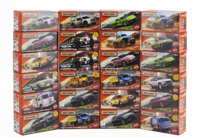 Mattel hot wheels BMW Set Assortment 48 Cars Pieces 1:64 Různé