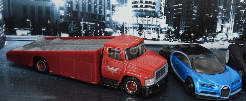Mattel hot wheels Bugatti Set 4x Truck Car Transporter - Chiron - Koenigsegg Agera R - Mclaren Speedtail 1:64 Různé