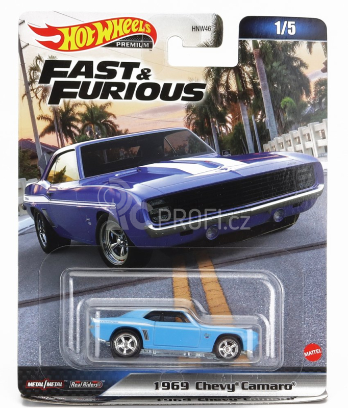 Mattel hot wheels Chevrolet Set Assortment 10 Pieces Fast & Furious 1:64 Různé