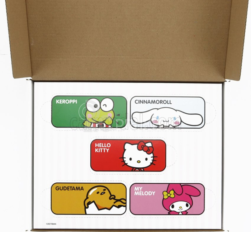 Mattel hot wheels Hello kitty Set pěti modelů Hello Kitty And Friends 1:64