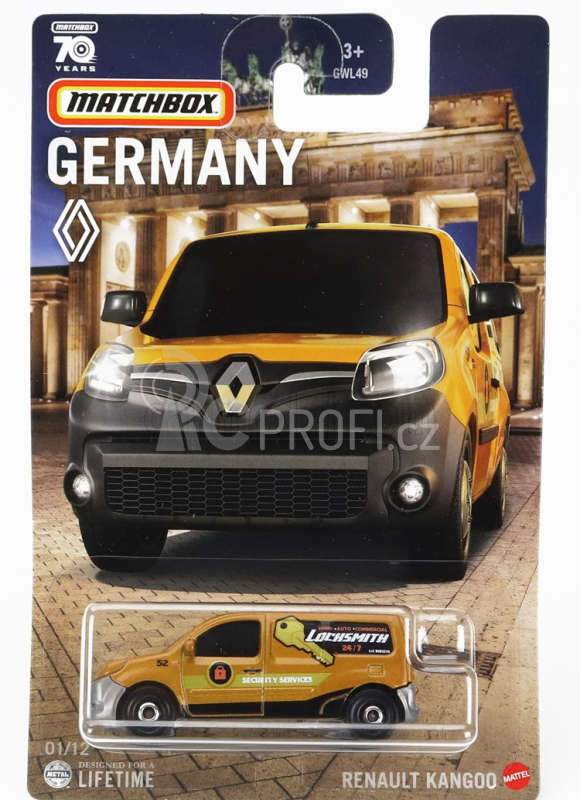 Mattel hot wheels Mercedes benz Set Assortment 10 Pieces Best Of Germany - 5 Series 1:64 Různé