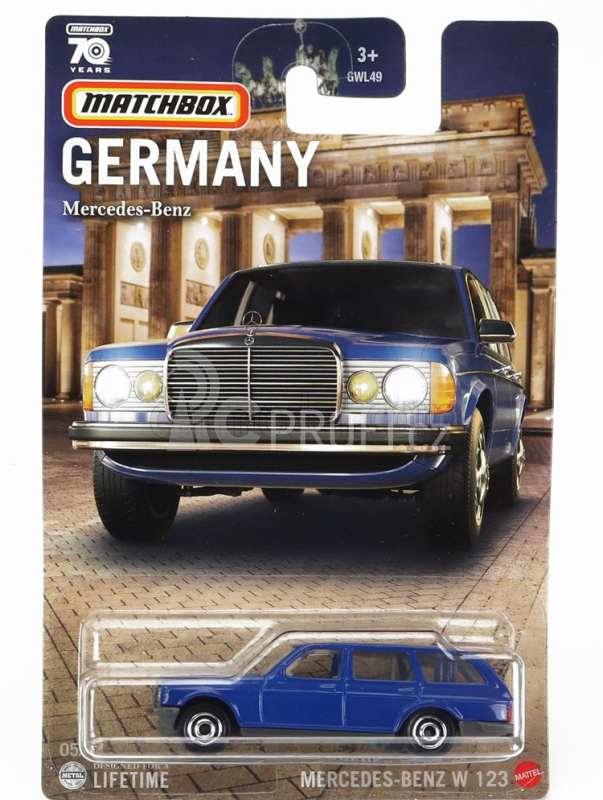 Mattel hot wheels Mercedes benz Set Assortment 10 Pieces Best Of Germany - 5 Series 1:64 Různé