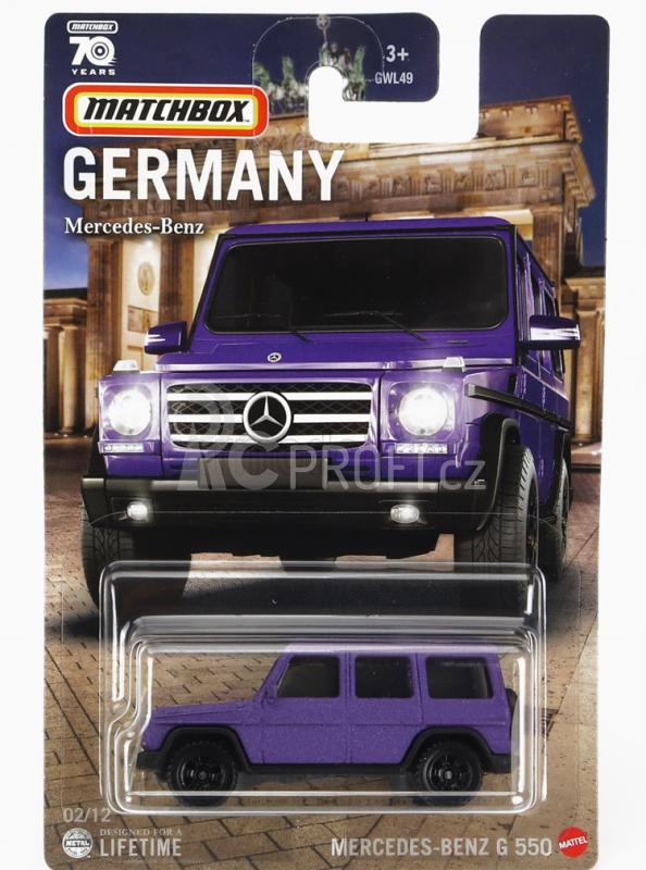 Mattel hot wheels Mercedes benz Set Assortment 10 Pieces Best Of Germany - 5 Series 1:64 Různé
