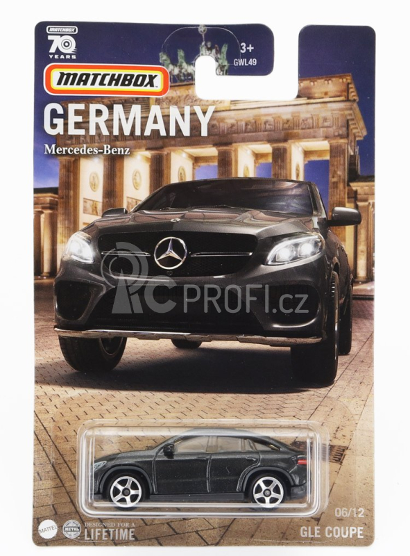 Mattel hot wheels Mercedes benz Set Assortment 10 Pieces Best Of Germany - 6 Series 1:64 Různé
