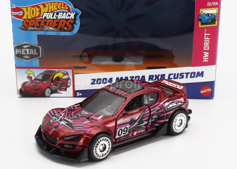 Mattel hot wheels Mitsubishi Set Assortment 12 Pieces Speeders Series 1:43 Různé