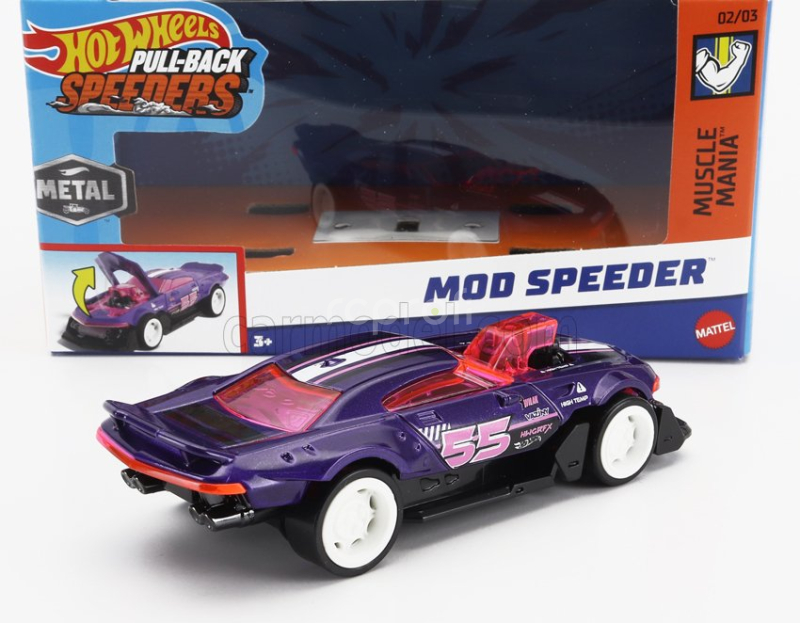 Mattel hot wheels Mitsubishi Set Assortment 12 Pieces Speeders Series 1:43 Různé