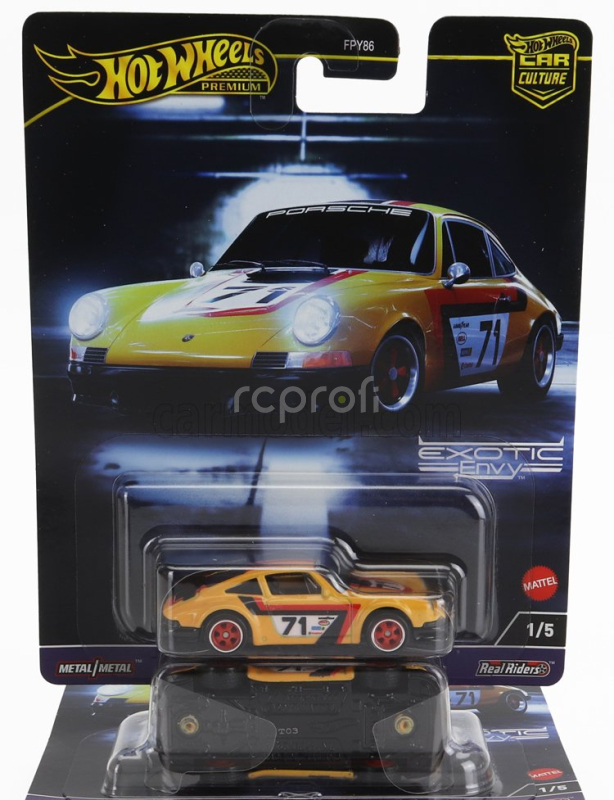 Mattel hot wheels Porsche Set Assortment 10 Pieces Exotic Envy 1:64 Různé