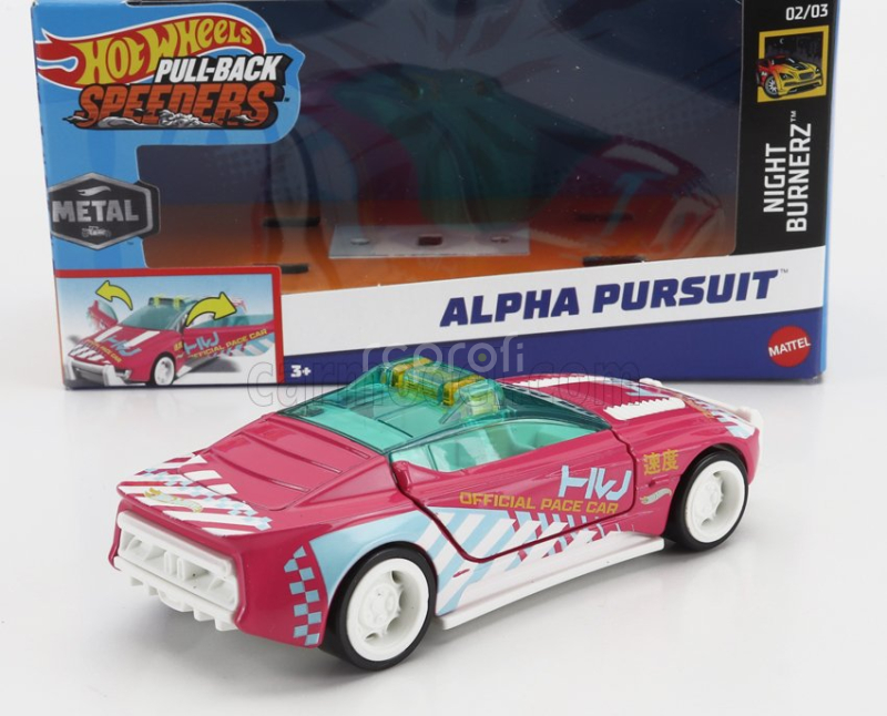 Mattel hot wheels Speeders Alpha Pursuit 1:43 Pink